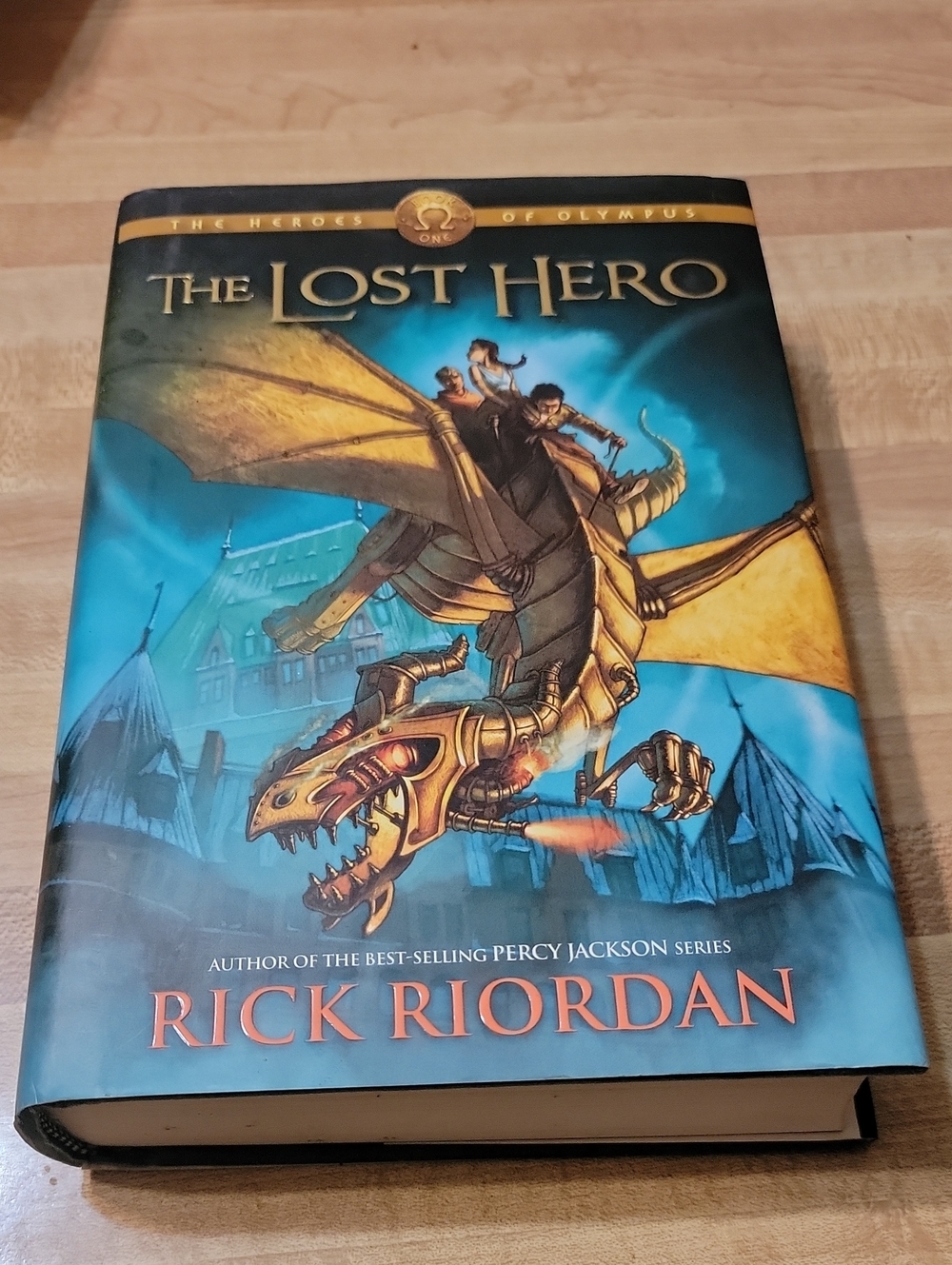 The Lost Hero Hardcover Coffee Table Book - Blue & Gold Cover by